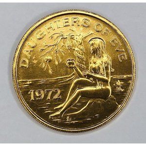 1972 Daughters of Eve / Festivities in Fireworks Mardi Gras Doubloon